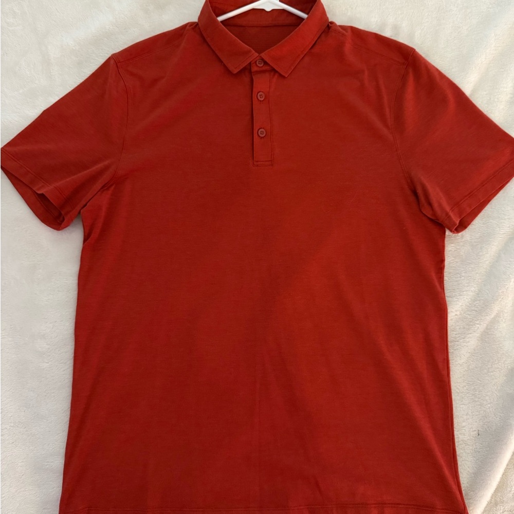 Lululemon Red Polo